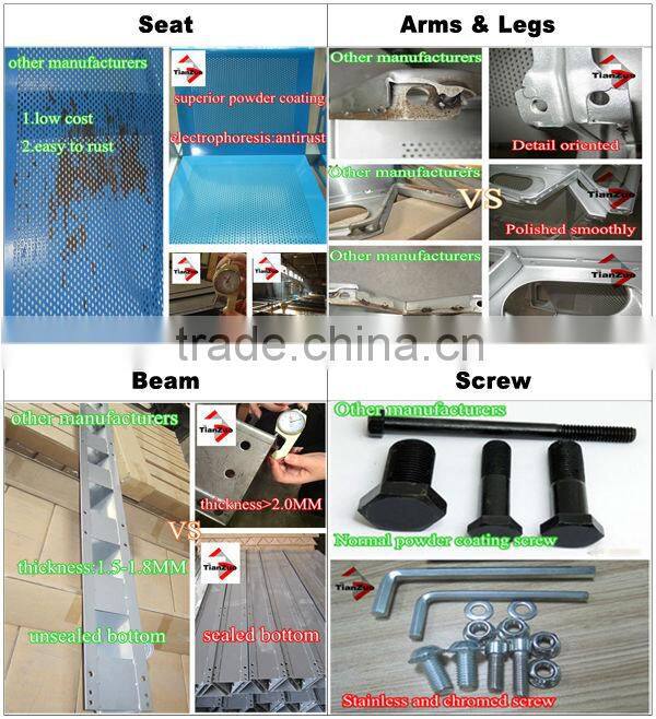 3-Seater Airport Waiting Area Beam Chair