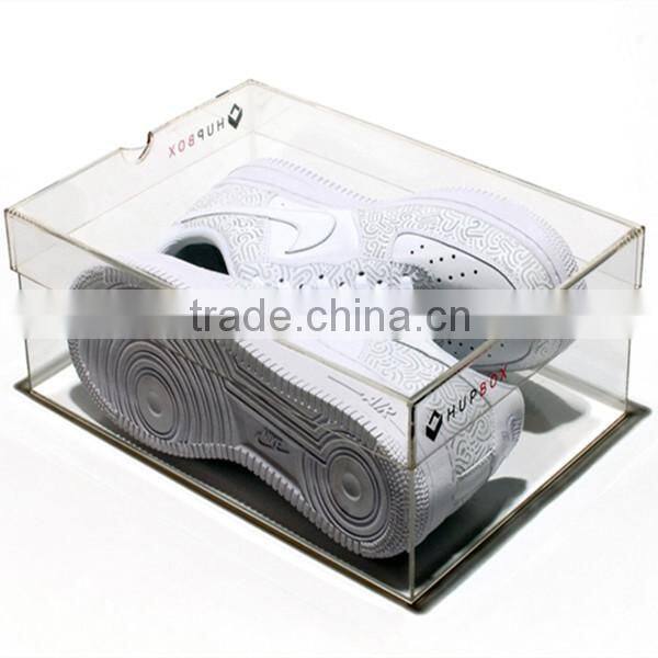 2015 new arrival clear acrylic sneaker box showcase