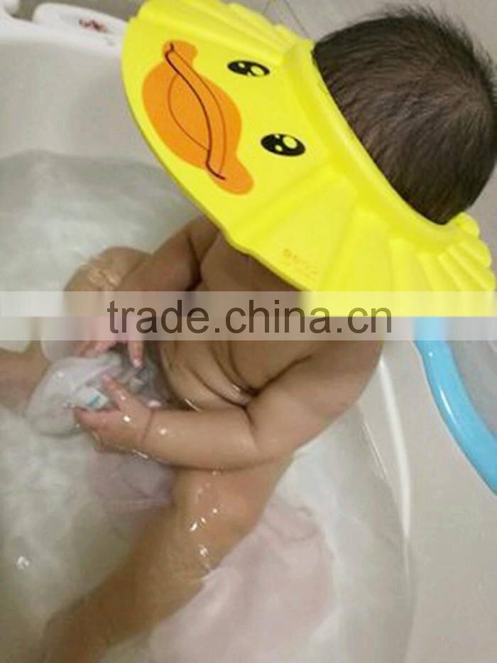 Wholesale Customized EVA Materail Baby Heat Shower Cap, Baby Shampoo Hat