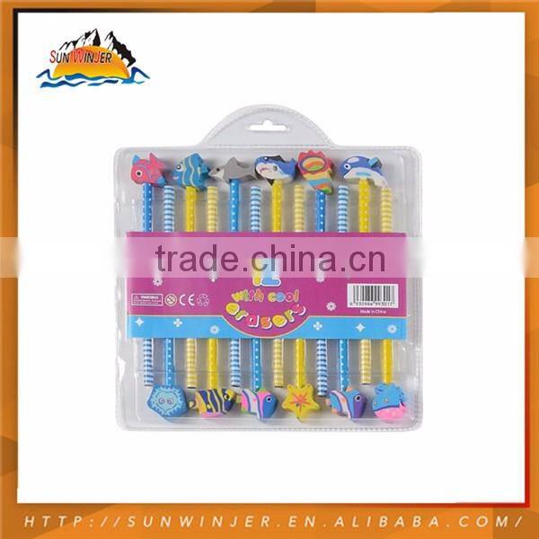 High Quality And Cheap Color Wooden animal pencil