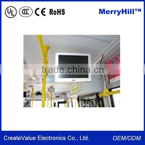 Chinese Factory Hot Selling 15 Inch 17 Inch 18.5 Inch 21.5 Inch Roof Mounting WIFI 3G Bus LCD Advertising Display