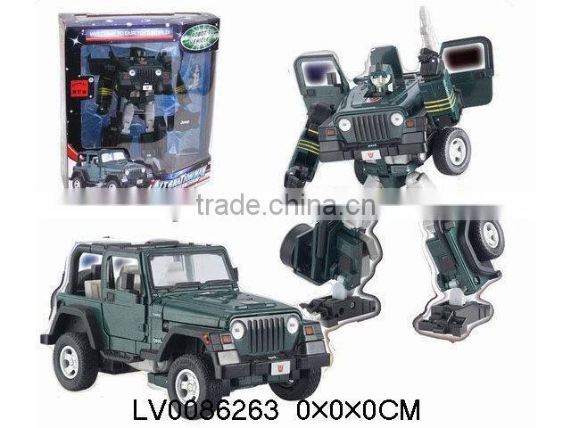 Cheap high quanlity plastic robot toy with light for children
