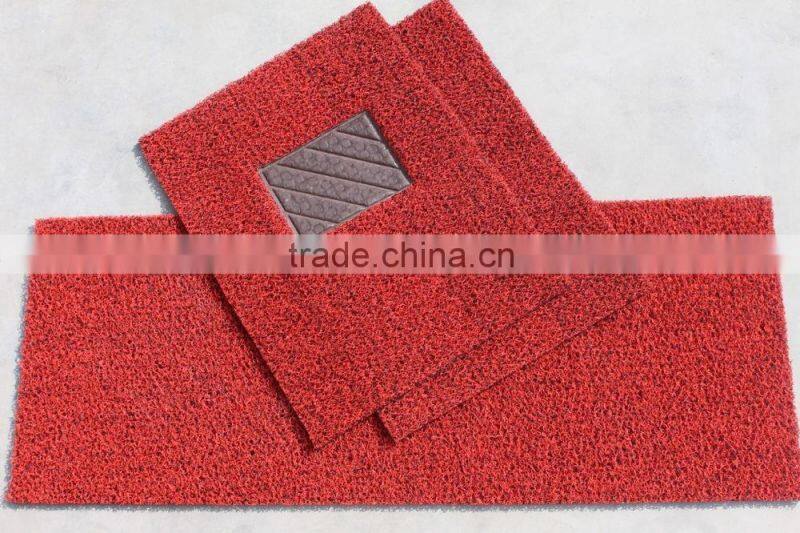 DIY car carpet PVC wire drawing car pad suits car decoration mats