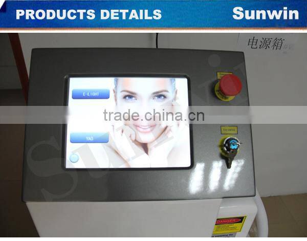 3in1 E-light RF Laser Multifunctional Beauty Equipment with 24months warranty