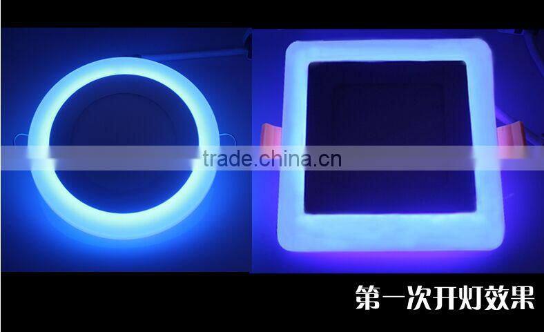 high quality double color 6+3w LED panel light EPIATSR chip