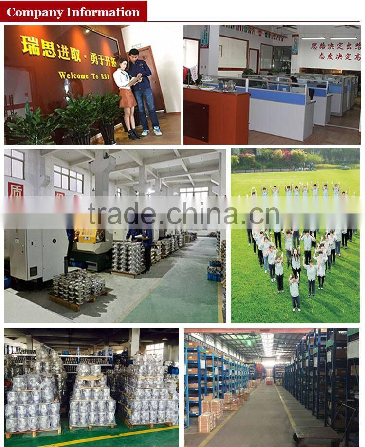 3pc ss Stainless Steel male thread ball valve with electric actuator