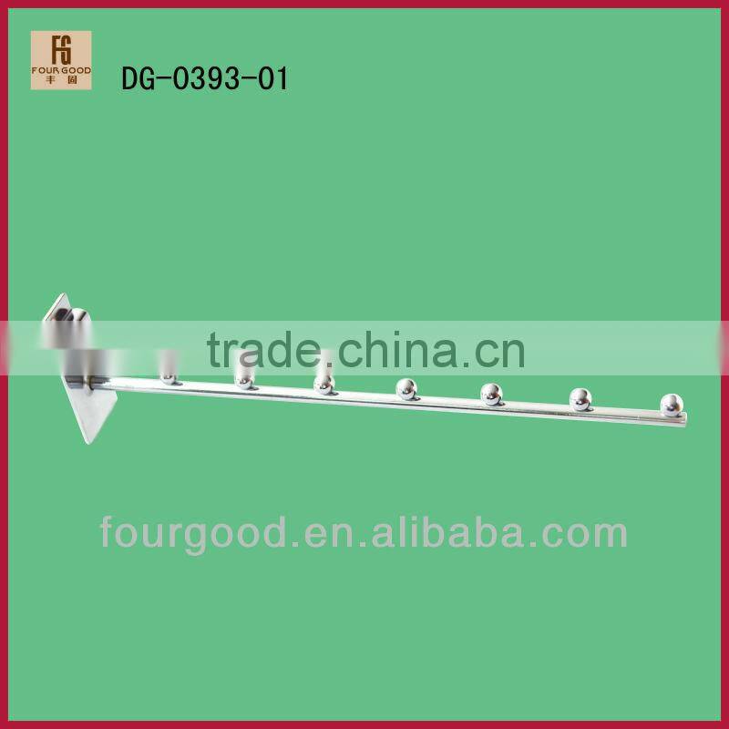 garments shop metal disply hook fix on wall panel