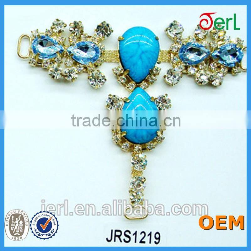 Fashion Jewelry Buckle Flip Flop Ornaments Chain for Shoes Decorations