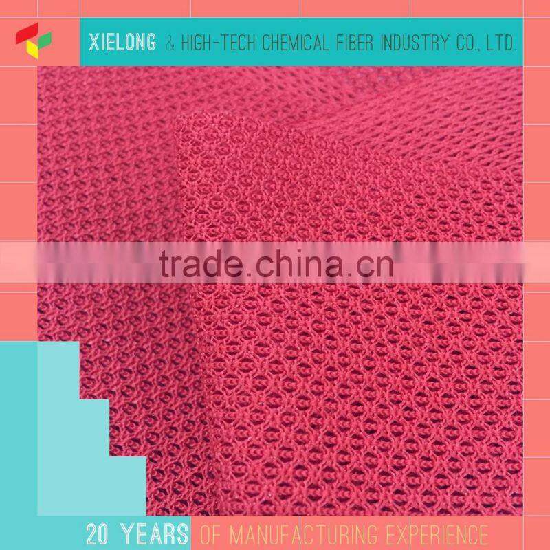 Warp knitted good polyester close hole mesh fabric
