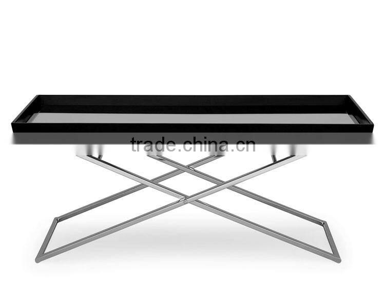 Modern Chrome Metal tea table set