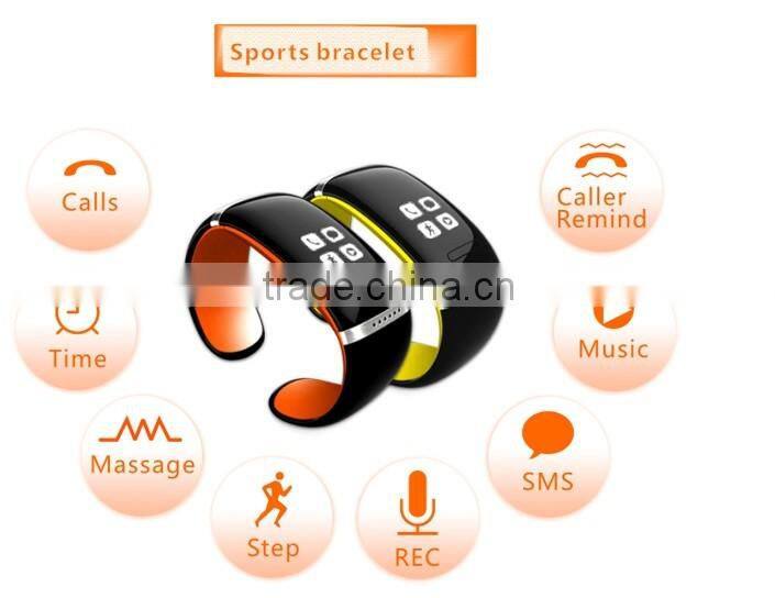 2016 Fashion Smart Watch Wristband L12S Digital Touch Screen bluetooth Smart Bracelet