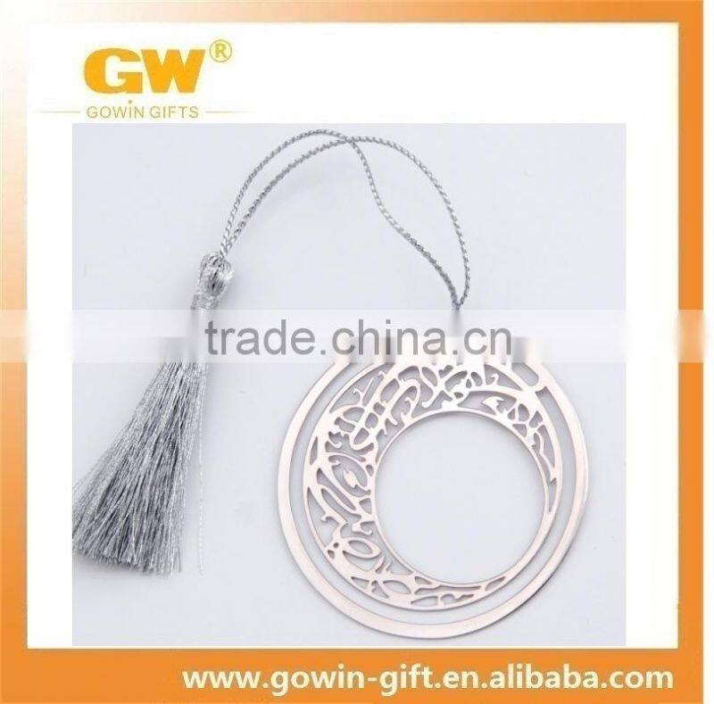 High quality promotional custom metal book mark