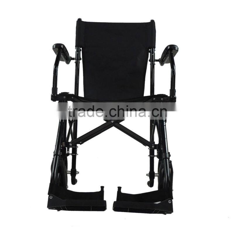 folding ultralight weight transport multifuctional aluminium wheelchair