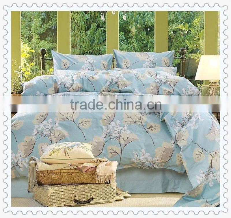 100% cotton twill reactive printed fabric for bed sheet Home Textile