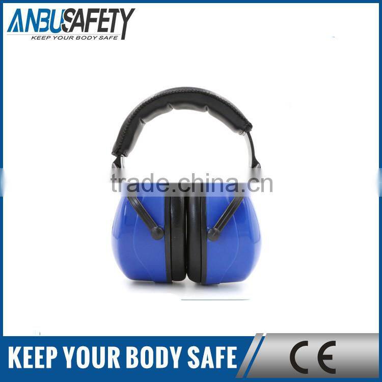 abs folable industrial blue safety earmuff