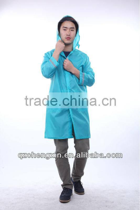 waterproof adult PVC raincoat