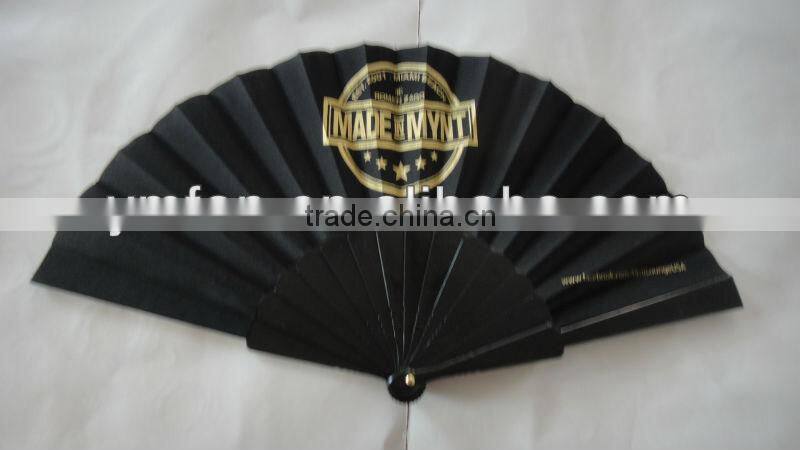 promotion plastic with fabric fan