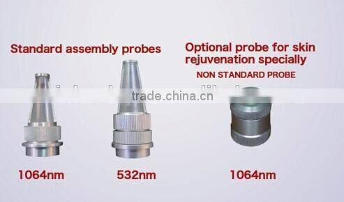 standing q-switch 1064nm 532nm long pulse nd yag laser hair removal machine