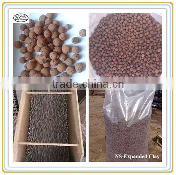 4-8mm Expanded clay(Lightweight expanded clay aggregate) for Lightweight concrete