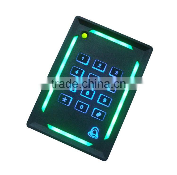 Security door 125khz keypad keyboard long distance 125khz rfid card reader for wholesales