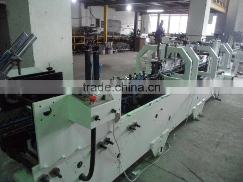 big capacity paper box folding machine, corrugated box folding gluing machine
