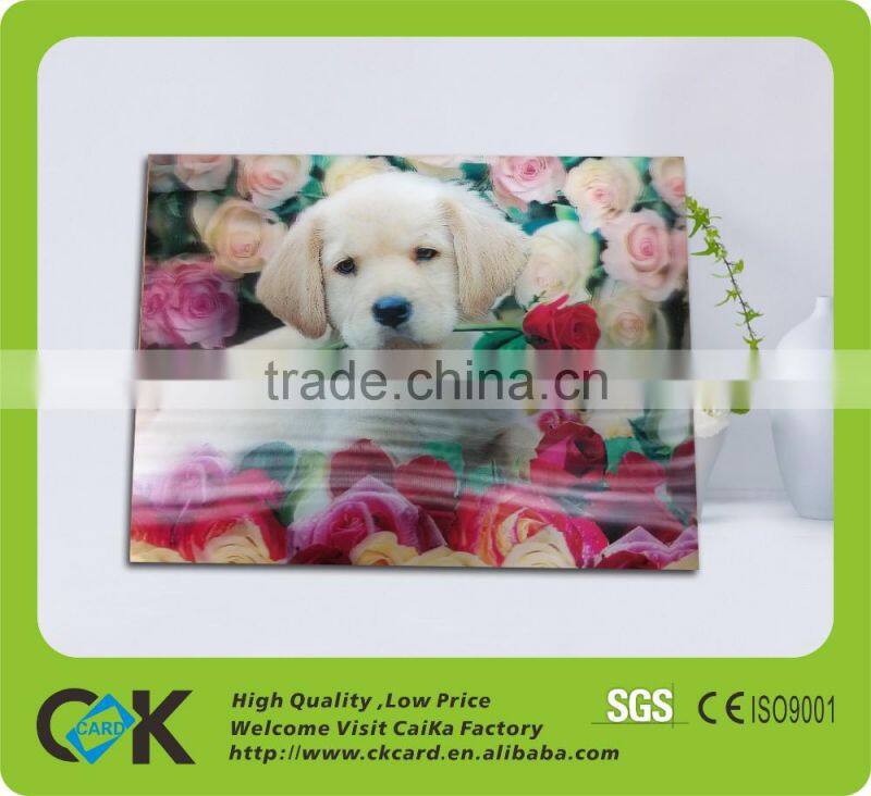 High quality Irregular size fancy and fashion 3D personalized card