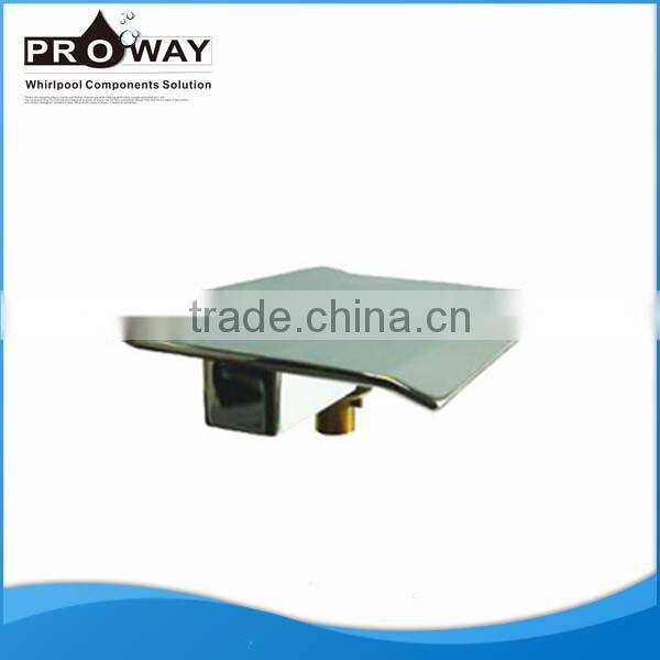 Whirlpool Bathtub Spout Water Ridge Faucet Lavatory Chrome Bathroom Faucet Tap