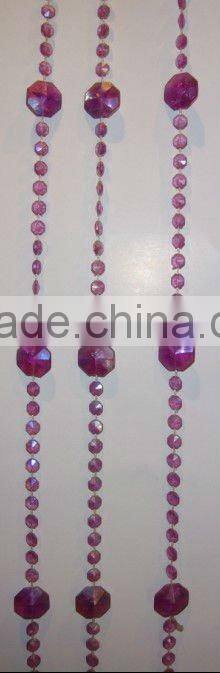 Plastic bead curtain