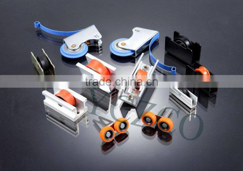 Furniture glass shower door roller pulley