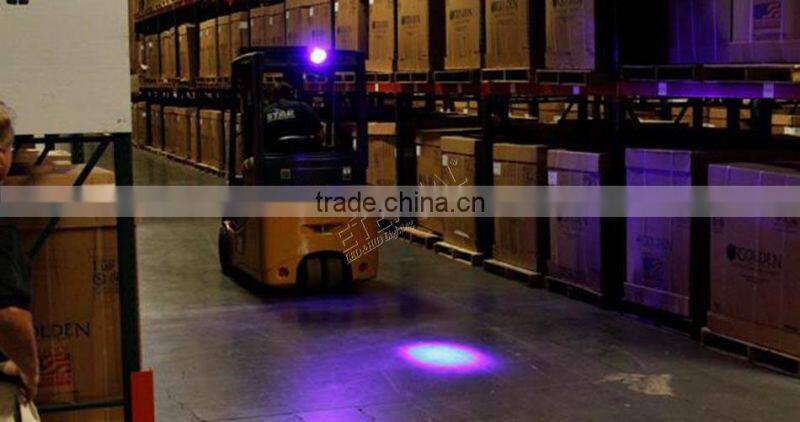 5.5in 10W super spot blue red forklift safety light industrial heavy duty emergency equipments warning lamp