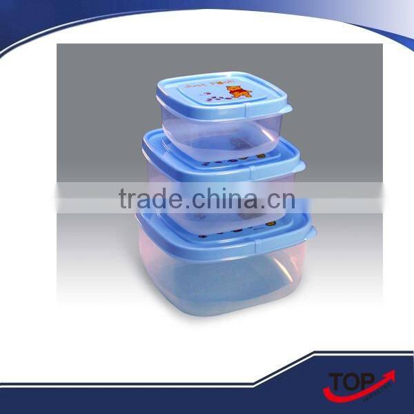 high quality plastic containing box for tableware