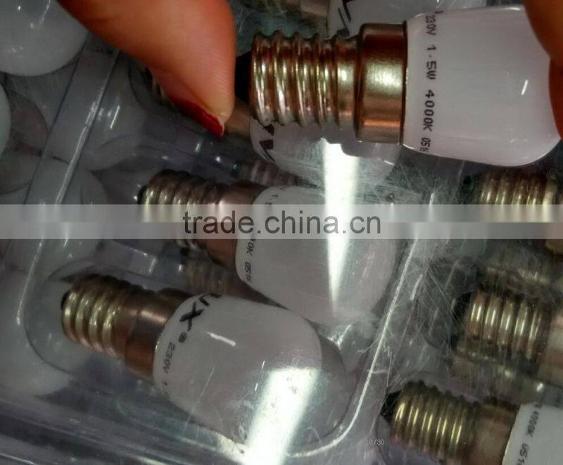 ST23 1.5w 100lm e14 220v LED pigme mini Refrigerator indicator bulb wholesale from alibaba China Factory
