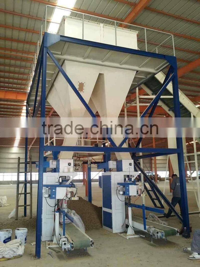 Industrial wood pellet packing machine