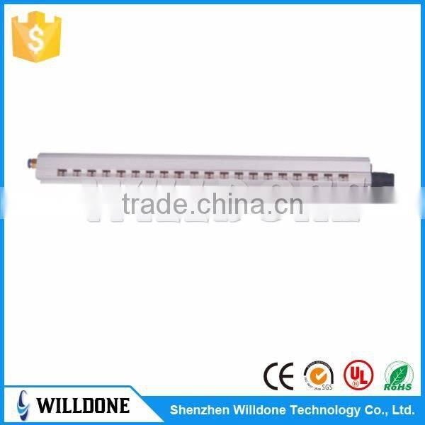 Aluminum ionizing air curtain for industrial