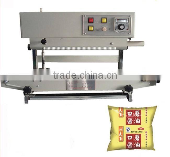 Best price continuous band sealing machine for plastic bags