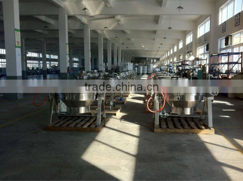 tiltable gas kettle / cooker/ stockpot /stainless steel steam jacketed kettle