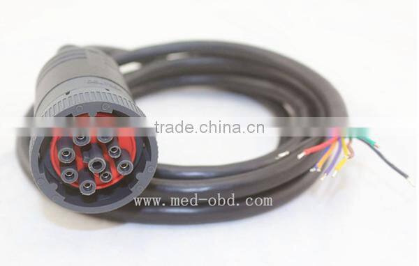 J1939 (9pin) Female Connector to Open End, 6ft/1.8m