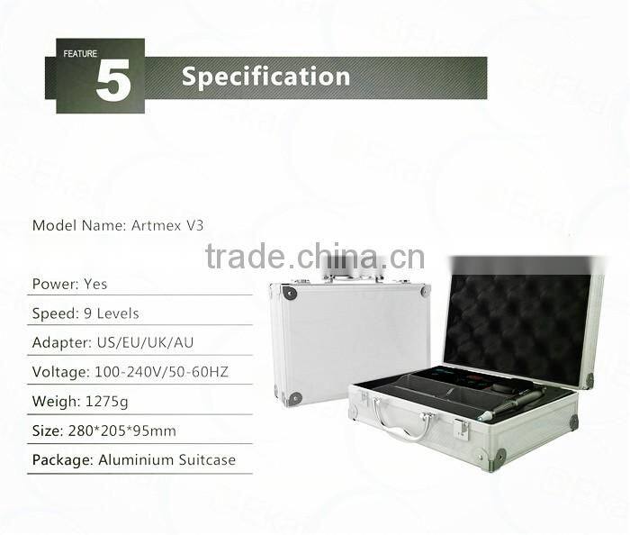 2017 Newest Electric Dermapen micro needles for permanent makeup tattoo machine gun