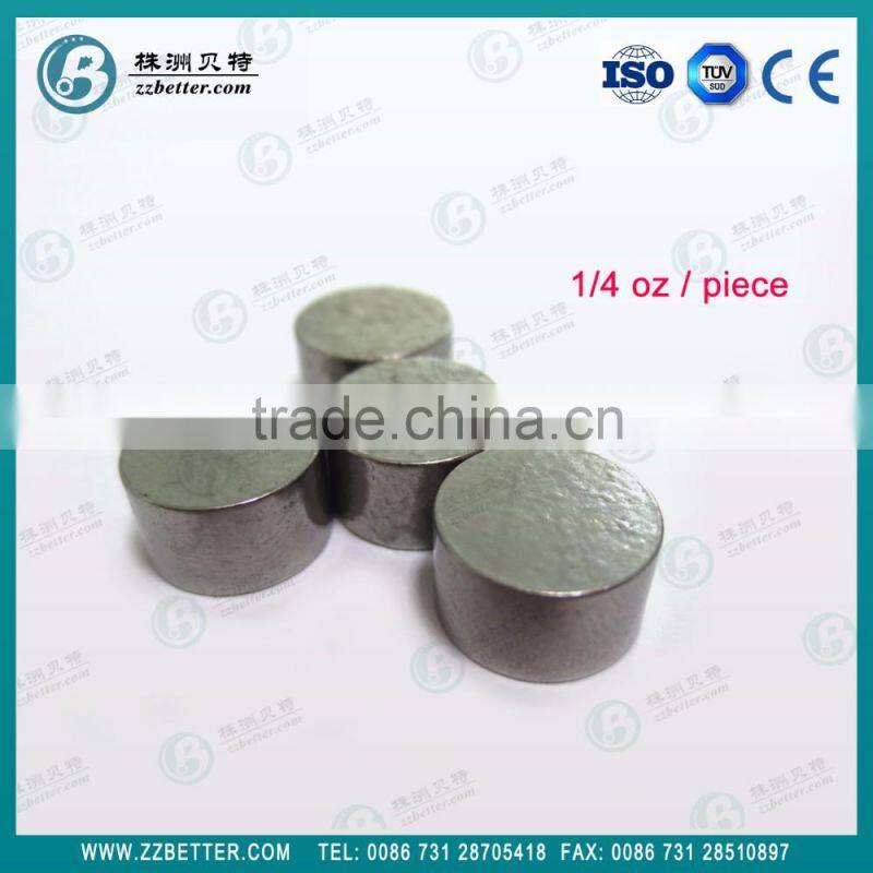 3oz tungstent alloy kits 8pcs tungsten wafers