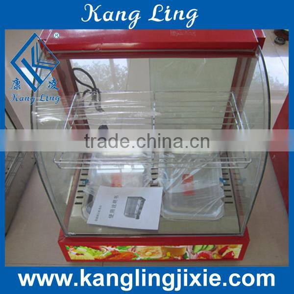 2 floors food warming showcases