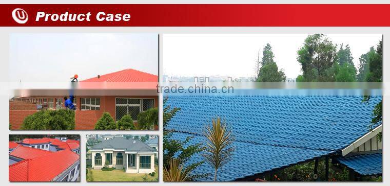 Durability Fancy Low Cost Spanish Style Roof Tiles Synthetic Resin For Roof Tiles