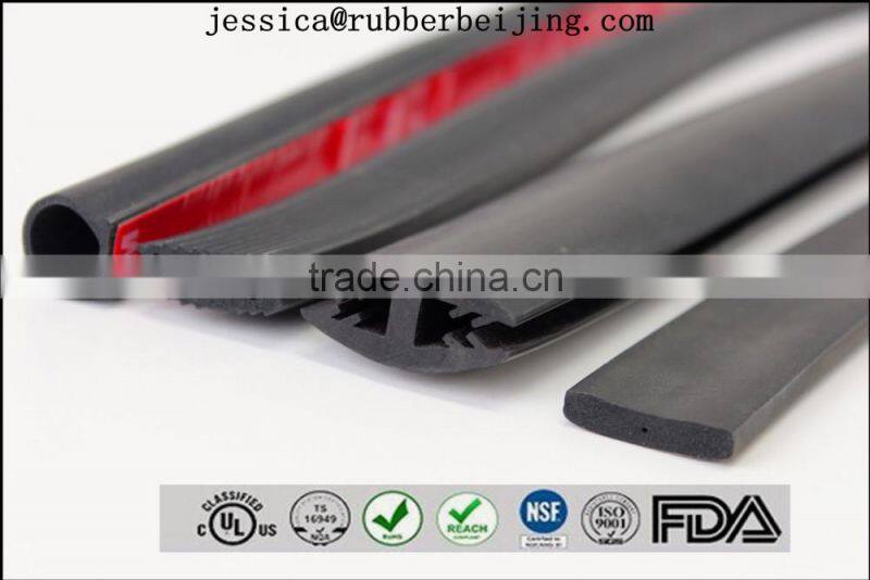 Ribbed Rubber U Channel Edging Trim Seal