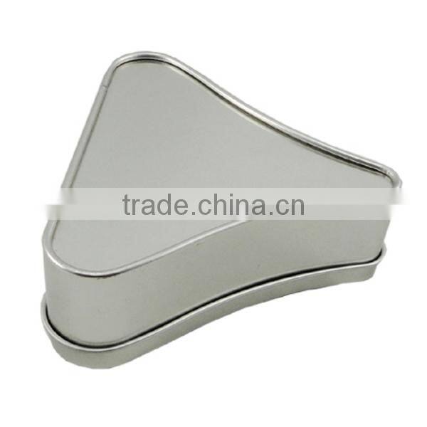 triangle tea tin box