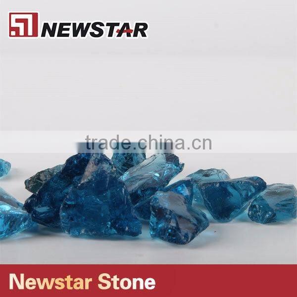 Outdoor decorative garden tumbled glass granule