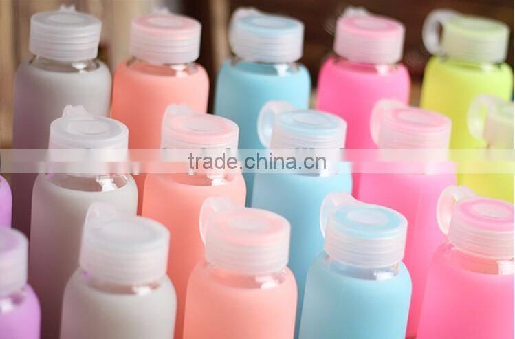 custom Silicone Bottle Cover ,Silicone Sleeves Glass Water Bottles