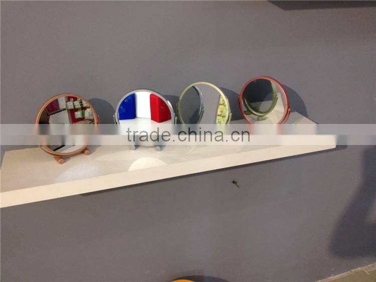 Plastic Cheap Oval Shaped Cosmetic Mirror Double Side Makeup Mirror