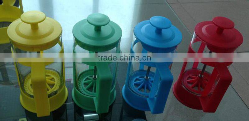New design high quality hot-sale plastic coffee french press mug for all sizes