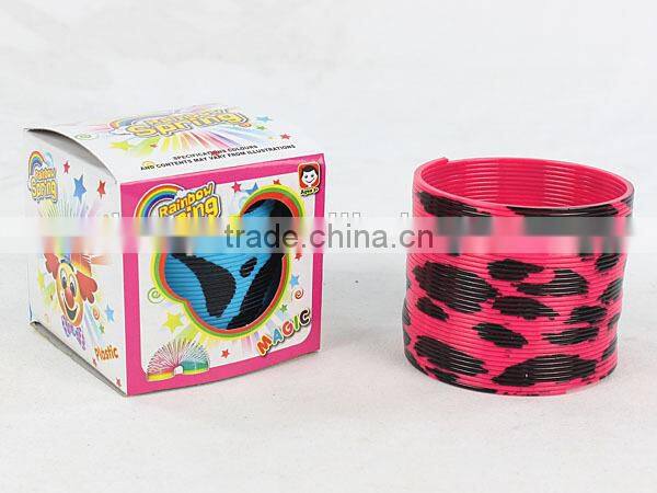 wholesale promotional plastic rainbow spring toys/hot sale magic rainbow circle