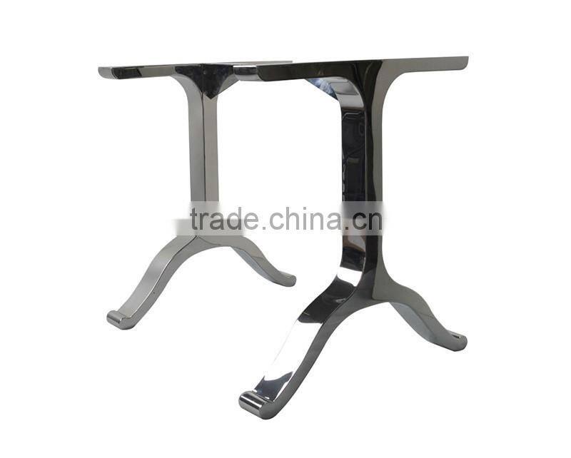 Alibaba online shopping Hot sales modern stainless steel table legs with wooden table