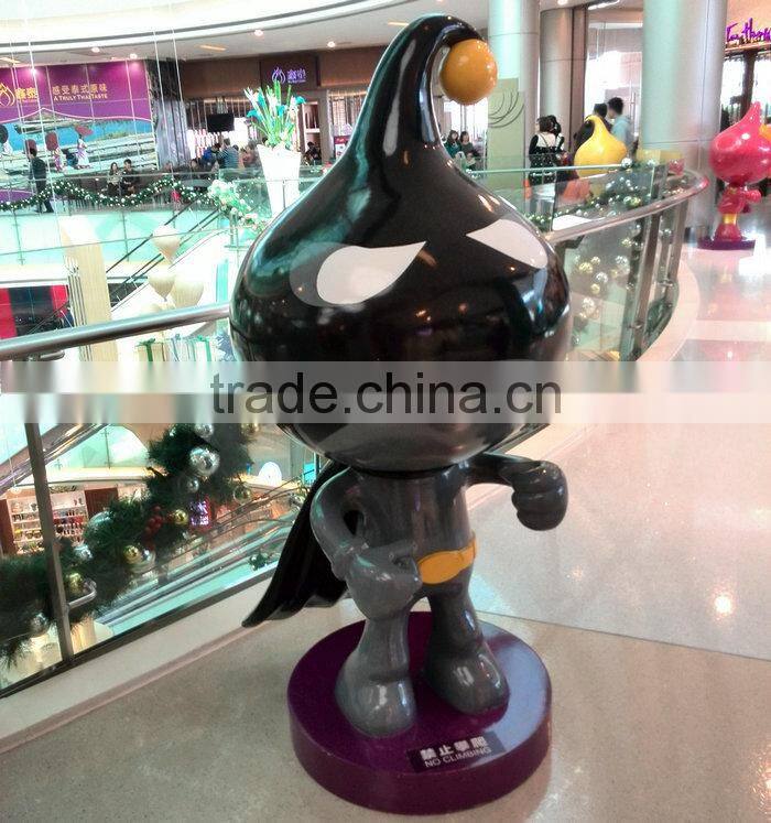 Superman cartoon figure mascot for shopping mall